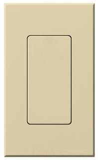 Lutron Non-Decora Wall Plate, Architectural Blank Insert - Matte Ivory