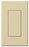 Lutron Non-Decora Wall Plate, Architectural Blank Insert - Matte Ivory