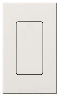 Lutron Non-Decora Wall Plate, Architectural Blank Insert - Matte White