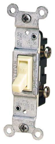 Leviton Light Switch, Non-Grounding Toggle Switch, Single-Pole - Ivory