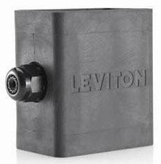 Leviton Electrical Box, Portable Outlet Box, Extra Deep, 1-Gang, Pendant Cable Entry - Black