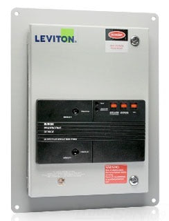 Leviton Surge Protection, 120/240V 1-Phase 3-Wire w/ Ground Suppressor, DHC & X10 compatible