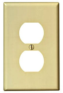 Leviton Standard Wall Plate, (1) Duplex Receptacle, 1-Gang, Midway - Ivory