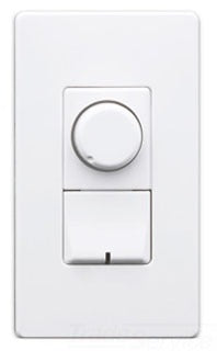 Leviton Wall Dimmer, 1920/3680/4432W Rotary, Multi-Location - White