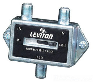Leviton Coaxial Cable Splitter, TV/VCR 2-Way
