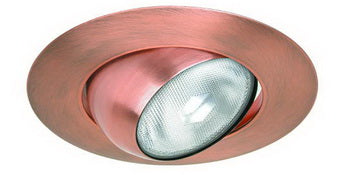 Liton LR18W Recessed Lighting Trim, 6" Adjustable Eyeball - White