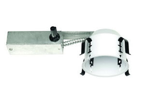 Liton LSH1499R Recessed Light Can, 4" Shallow Remodel Housing - Black
