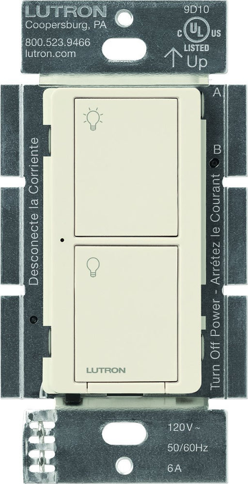 Lutron Wireless Dimmer, Caseta, 6-Amp, Multi-Location, In-Wall, Neutral Switch - Light Almond