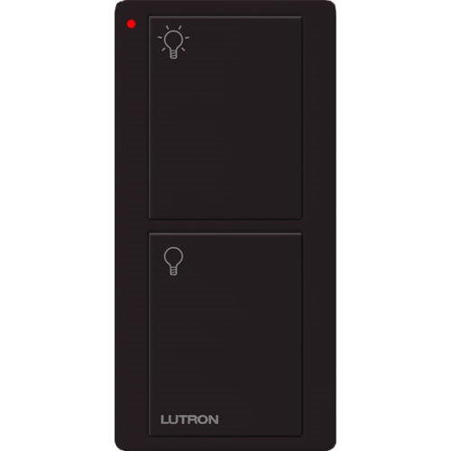 Lutron Remote Control, Pico 2-Button Dimmer Switch w/Nightlight - Black