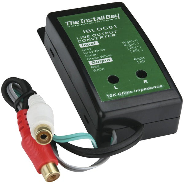 INSTALL BAY(R) IBLOC01 Install Bay IBLOC01 2-Channel 40-Watt Adjustable Level Converter