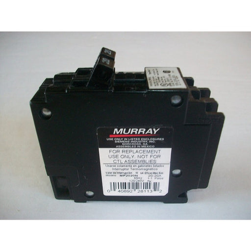 Murray MP2020N 20 Amp Duplex Type, MH-T Single-Pole Circuit Breaker - 120V