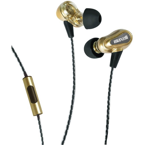 MAXELL(R) 199771 Maxell 199771 Bass 13 Dual-Driver In-Ear Earbuds with Microphone