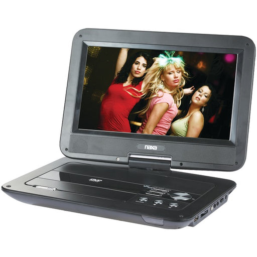 NAXA(R) NPD1003 Naxa NPD1003 10" TFT/LCD Swivel-Screen Portable DVD Player