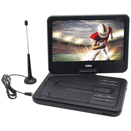 NAXA(R) NPDT-1000 10" TFT LCD Swivel-Screen Portable DVD/TV/USB/SD(TM) Card Player