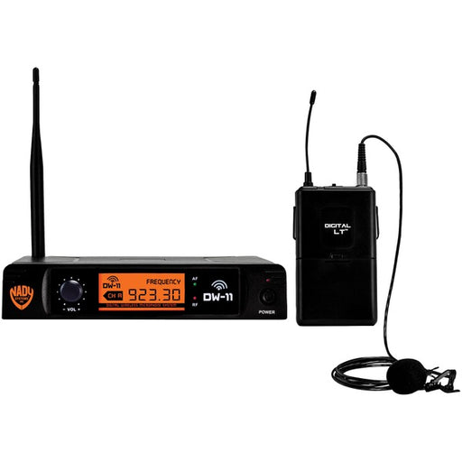 NADY(R) DW-11-LT-ANY Single-Channel Digital Wireless Microphone System (Digital LT(TM) LM-14/O Lapel Microphone)