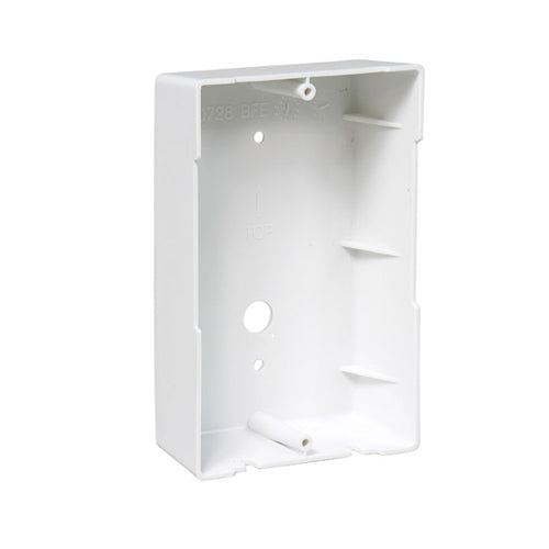 Nutone Intercom Door Speaker Frame, Plastic Surface Mount - White