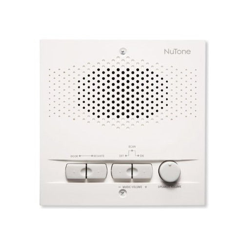 Nutone Intercom, Indoor Remote Station for 3-Wire Systems - White