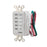 NSI Tork D212HW Light Timer, 120V 15A SPST, 2/4/8/12 Hours Electronic Countdown - White