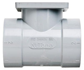 Nutone Vacuum System Flanged Tee For Central Vacuum System 