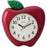 WESTCLOX(R) 32038A Westclox 32038A 3-Dimensional Apple 10" Wall Clock