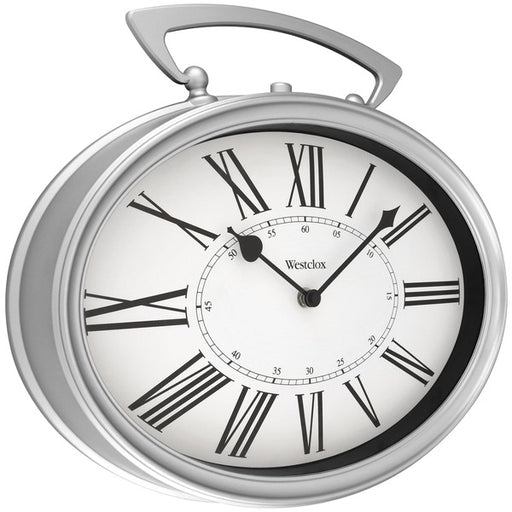 WESTCLOX(R) 33992 15" Oval Pocket Watch Wall Clock