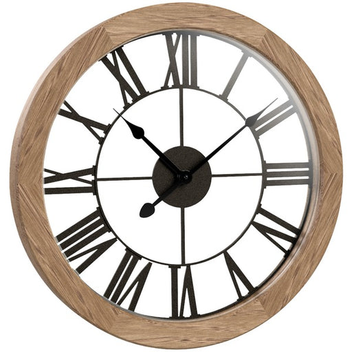 WESTCLOX(R) 38004 15" Round Wood Wall Clock