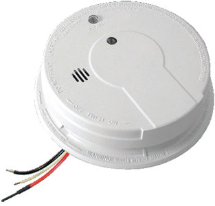 Kidde Smoke Detector, 120V Hardwired Photoelectric w/9V Back-Up Battery (21006371)