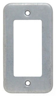 Pass & Seymour Standard Wall Plate, Handy Box, (1) Decorator/GFCI, 1-Gang, Galvanized Steel