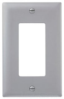 Pass & Seymour 200-Pack Decora-Style Wall Plate, (1) Decorator, Standard, 0.07 Inch Thk Nylon - Gray