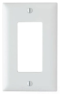 Pass & Seymour 200-Pack Decora-Style Wall Plate, (1) Decorator, Standard, 0.07 Inch Thk Nylon, 2.9375 Inch W x 4.6875 Inch H - White