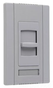 Pass & Seymour CD3FB10277GRY Dimmer Switch, 10A 3-Wire Electronic Fluorescent 277 VAC, Single Pole Slide to Off - Gray