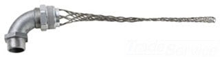Pass & Seymour CG61290 Wire Mesh Deluxe Cord Grip, 90 Deg Male, 0.67 to 0.75 Inch Cord