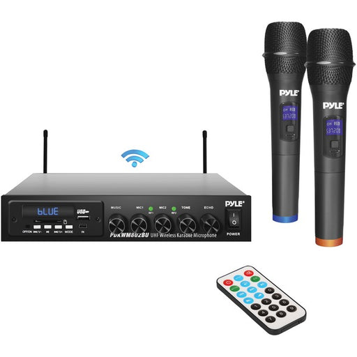 PYLE(R) PDKWM802BU Wireless Microphone & Bluetooth(R) Receiver System
