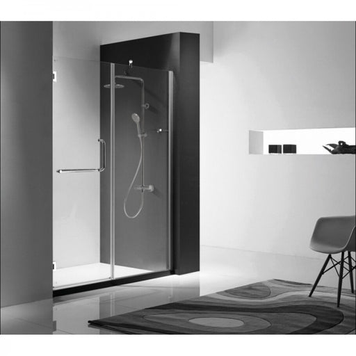 Paragon Bath 0AT2-2222 Shower Door, Prima 59" Frameless Pivoting 3/8" - Clear/Chrome