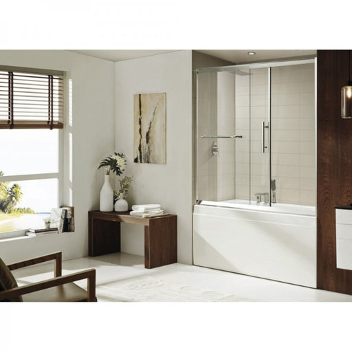 Paragon Bath 0AU2-11106BS Shower Door, Sedona 60" Framed Sliding 5/16" - Clear/Chrome