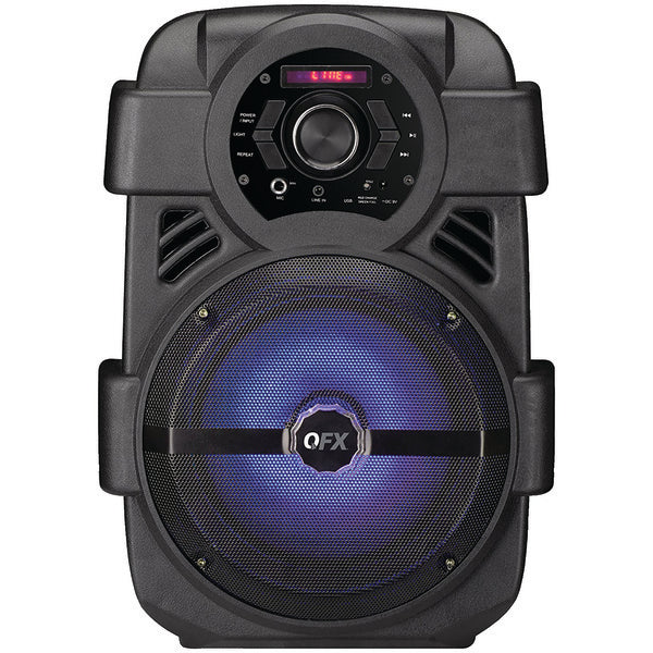 QFX(R) PBX-8 QFX PBX-8 8" Rechargeable Bluetooth Party Speaker