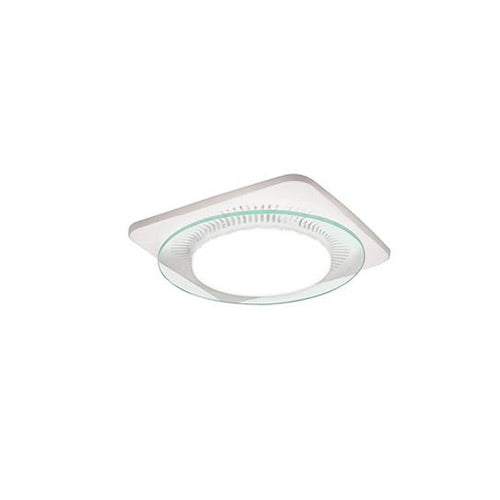 Nutone Bath Fan, LunAura Round 110 CFM for 4 or 6" Ducts w/Light, & Night Light (Energy Star Rated) - White