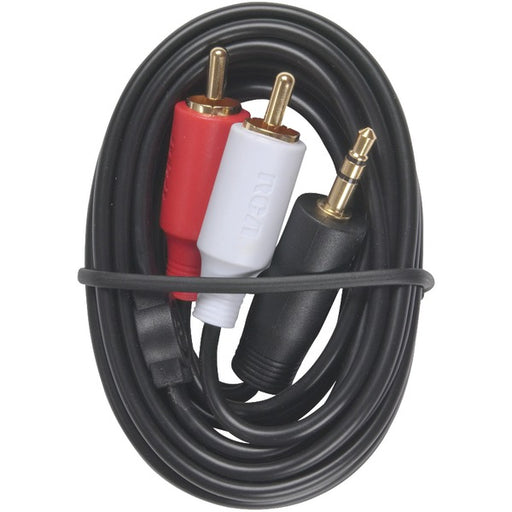 RCA AH205R AH205R MP3 3.5mm to 2 RCA Plugs Y-Adapter, 3ft