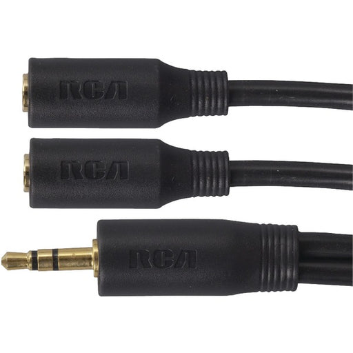 RCA AH26R AH26R 3.5mm MP3 Y-Adapter Cable (6ft)