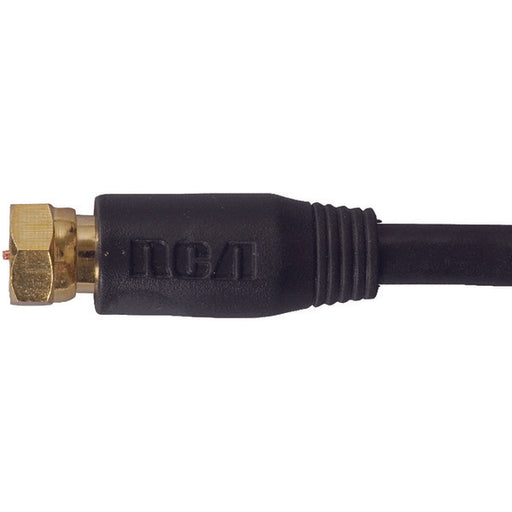 RCA VH612R VH612R RG6 Coaxial Cable (12ft; Black)