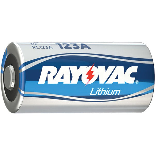 RAYOVAC(R) RL123A-1 RAYOVAC RL123A-1 3-Volt Lithium 123A Photo Battery (Single)