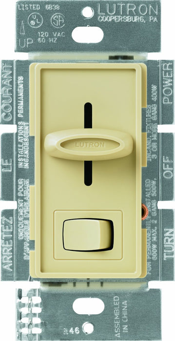 Lutron Dimmer Switch, 600W 1-Pole Skylark Incandescent Light Dimmer - Ivory