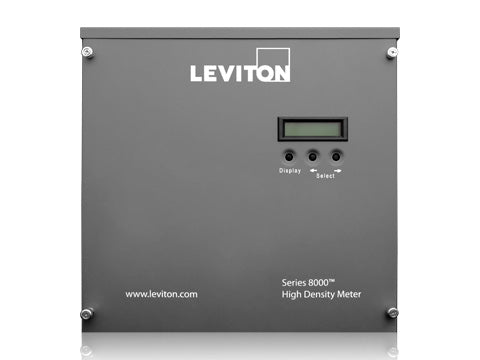 Leviton Electric Submeter, Series 8000, Phase Configuration 24x1 w/ Terminal Strips, 120/208V, 2P/3W
