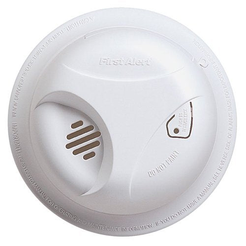 First Alert Smoke Alarm, 9V Lithium Battery Powered w/ Silence Button