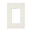 Lutron Electrical Wall Plate, Satin Colors Screwless Decorator, 1-Gang - Biscuit