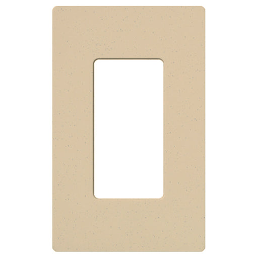 Lutron Electrical Wall Plate, Satin Colors Screwless Decorator, 1-Gang - Desert Stone
