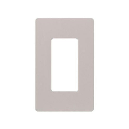 Lutron Electrical Wall Plate, Satin Colors Screwless Decorator, 1-Gang - Taupe