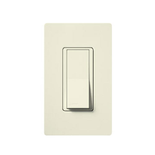 Lutron Light Switch, Claro Satin Colors Switch with Locator Light, 3-Way - Biscuit