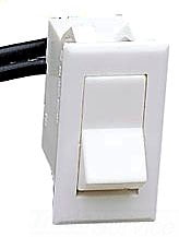 Sea Gull Lighting 9027-15 Under Cabinet Lighting Switch, Rocker - White