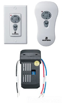Sea Gull Lighting Ceiling Fan Control, Convertible Handheld/Wall Remote Kit - White